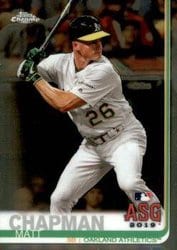 2019 Topps Chrome Update Base Set Matt Chapman #94 card