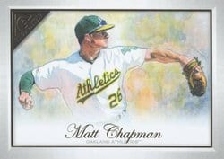 2019 Topps Gallery Base Set Matt Chapman #47 card