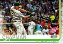 2019 Topps Update Base Set Matt Chapman #US48 card