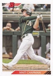 2020 Bowman Heritage Base Set Matt Chapman #73 card