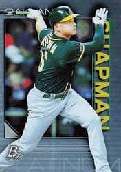 2020 Bowman Platinum Base Set Matt Chapman #43 card