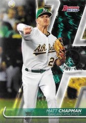 2020 Bowman's Best Base Set Matt Chapman #69 card