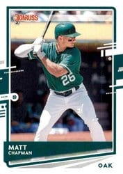 2020 Donruss Base Set Matt Chapman #149 card