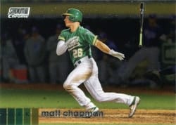 2020 Stadium Club Chrome Base Set Matt Chapman #194 card