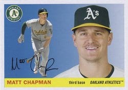 2020 Topps Archives Base Set Matt Chapman #79 card