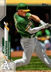 2020 Topps Base Set Matt Chapman #127 card