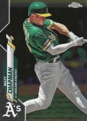 2020 Topps Chrome Base Set Matt Chapman #193 card