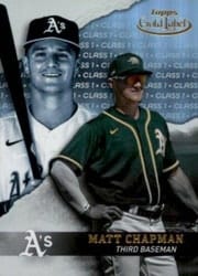 2020 Topps Gold Label Base Set Matt Chapman #69 card