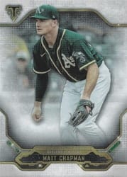 2020 Topps Triple Threads Base Set Matt Chapman #65 card