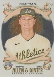 2021 Topps Allen & Ginter Chrome Base Set Matt Chapman #56 card