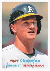 2021 Topps Archives Base Set Matt Chapman #43 card