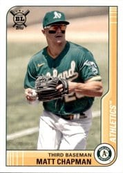 2021 Topps Big League Base Set Matt Chapman #147 card