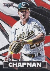 2021 Topps Fire Base Set Matt Chapman #146 card