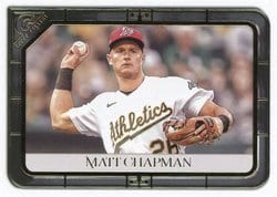 2021 Topps Gallery Base Set Matt Chapman #185