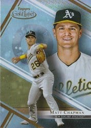 2021 Topps Gold Label Base Set Matt Chapman #22 card