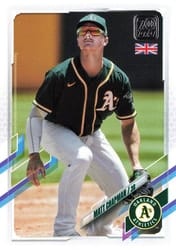 2021 Topps UK Edition Base Set Matt Chapman #182 card