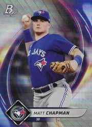 2022 Bowman Platinum Base Set Matt Chapman #13 card