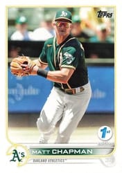 2022 Topps 1st Edition Base Set Matt Chapman #176 card