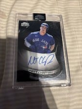 2022 Topps Chrome Black Autographs Matt Chapman #CBA-MCH card