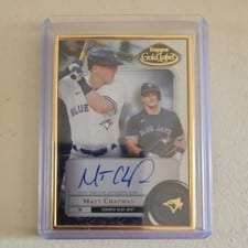 2022 Topps Gold Label Framed Autographs Matt Chapman #FA-MCH card