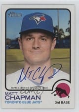 2022 Topps Heritage Real One Autographs Matt Chapman #ROA-MC card