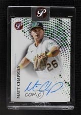 2022 Topps Pristine Autographs Matt Chapman #PA-MC card