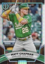 2022 Topps Tribute Base Set Matt Chapman #56 card
