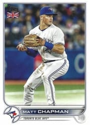 2022 Topps UK Edition Base Set Matt Chapman #129 card