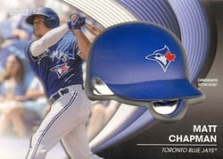 2022 Topps Update Commemorative Batting Helmets Matt Chapman #BH-MC card