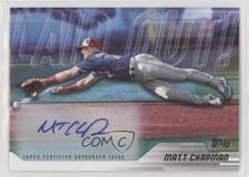 2023 Topps Update Laid Out Autographs Matt Chapman #LO-11 card