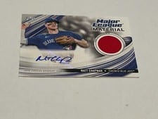 2023 Topps Update Major League Material Autographs Matt Chapman #MLMA-MC card