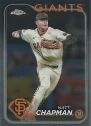 2024 Topps Chrome Base Set Matt Chapman #81 card