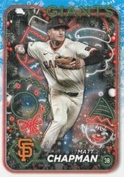 2024 Topps Holiday Base Set Matt Chapman #H26 card