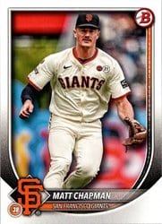 2025 Bowman Base Set Matt Chapman #74 card