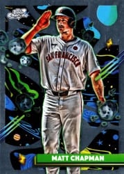 2025 Topps Cosmic Chrome Base Set Matt Chapman #72 card
