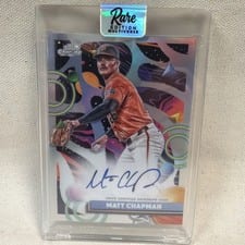 2025 Topps Cosmic Chrome Cosmic Chrome Autographs Matt Chapman #CCA-MC card