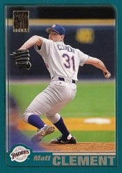 2001 Topps Base Set Matt Clement #58 card