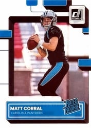 2022 Clearly Donruss Base Set Matt Corral #54 card