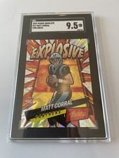 2022 Panini Absolute Explosive Matt Corral #E37 card