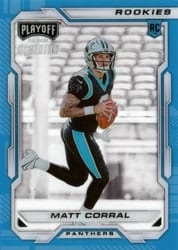 2022 Panini Chronicles Playoff Momentum Rookies Matt Corral #PMR-3 card