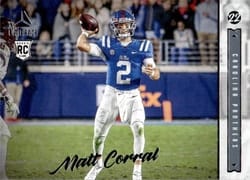 2022 Panini Luminance Base Set Matt Corral #176 card