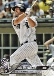 2018 Topps Base Set Matt Davidson #695 card