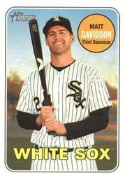2018 Topps Heritage Base Set Matt Davidson #252 card