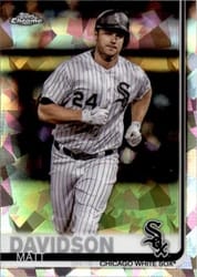 2019 Topps Chrome Sapphire Edition Base Set Matt Davidson #188 card