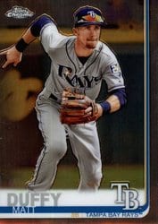 2019 Topps Chrome Base Set Matt Duffy #104 card