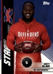 2020 Topps XFL Stars of the XFL Matt Elam #2 card