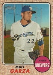 2017 Topps Heritage Base Set Matt Garza #231 card