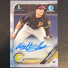 2019 Bowman Draft Chrome Picks Autograph Matt Gorski #CDA-MG card