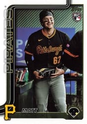 2025 Topps Update Base Set Matt Gorski #US190b card