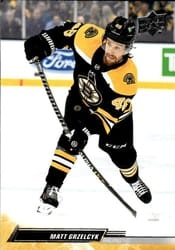 2022-23 Upper Deck Base Set Matt Grzelcyk #14 card